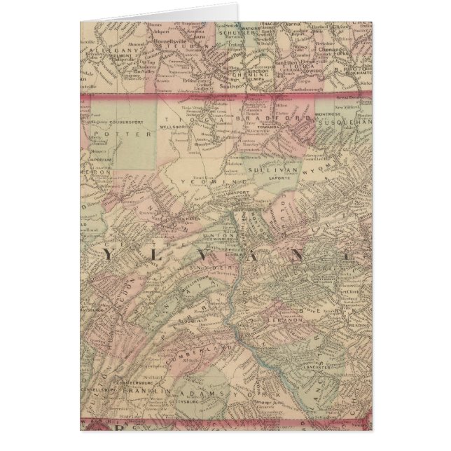 Pennsylvania en New Jersey (Voorkant)