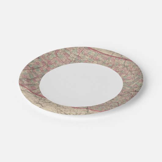 Pennsylvania en New Jersey 2 Papieren Bordje (Gekanteld)