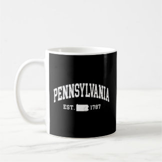 Pennsylvania Est 1787 - Noodlijdend versleten - Koffiemok