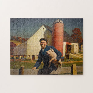 Pennsylvania Farmer, 1943, ingediend door Newell C Legpuzzel