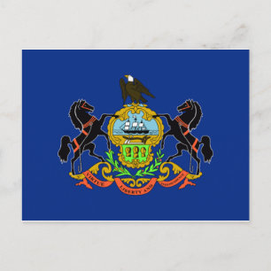 Pennsylvania Flag Briefkaart