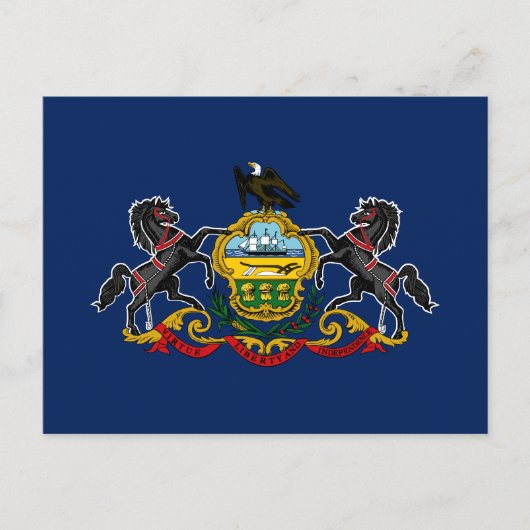 Pennsylvania flag briefkaart (Voorkant)