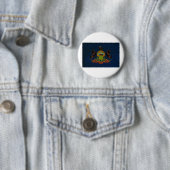 Pennsylvania Flag Buttonnen Ronde Button 5,7 Cm (In situ)
