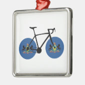 Pennsylvania Flag Cycling Metalen Ornament (Links)