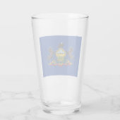 PENNSYLVANIA FLAG GLAS (Achterkant)