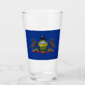 PENNSYLVANIA FLAG GLAS (Voorkant)