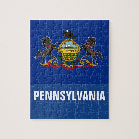 PENNSYLVANIA FLAG LEGPUZZEL (Verticaal)