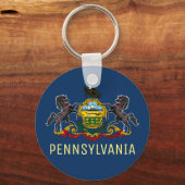 Pennsylvania Flag Sleutelhanger (Voorkant)