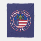 Pennsylvania Fleece Deken (Voorkant)