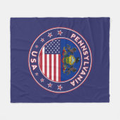 Pennsylvania Fleece Deken (Voorkant (Horizontaal))