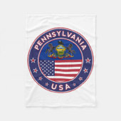 Pennsylvania Fleece Deken (Voorkant)