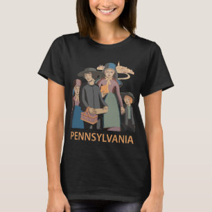 Pennsylvania Folk People Earth Reizen T-shirt