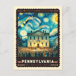 Pennsylvania   Geïnspireerd door Vincent Van Gogh Briefkaart