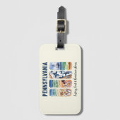 Pennsylvania – Geschiedenis, Warmte & Hometown Sho Bagagelabel (Voorkant (verticaal))