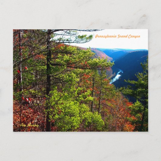 Pennsylvania Grand Canyon Briefkaart (Voorkant)