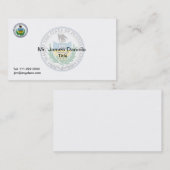 Pennsylvania Great Seal Visitekaartje (Voorkant / Achterkant)