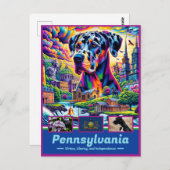 Pennsylvania historische charme iconisch briefkaart (Voorkant / Achterkant)
