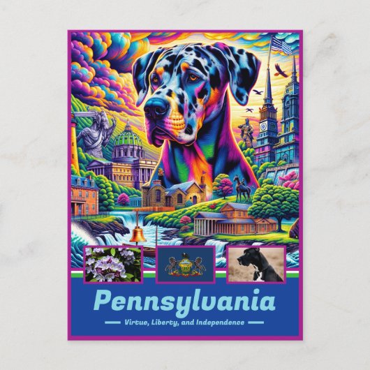 Pennsylvania historische charme iconisch briefkaart (Voorkant)