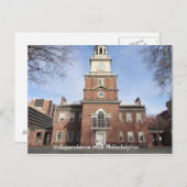 Pennsylvania Independence Mall Philadelphia Briefkaart (Voorkant / Achterkant)