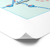 Pennsylvania Interstate Map Print (Hoek)