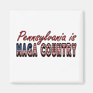 Pennsylvania is MAGA land Trump Trucker hoed Magneet