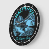 Pennsylvania Keystone State Covered Bridge  Grote Klok (Hoek)