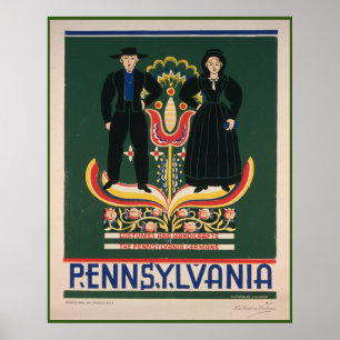 Pennsylvania Kostuums en Handwerk WPA Poster