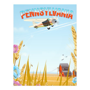 Pennsylvania landelijke reisposter foto afdruk