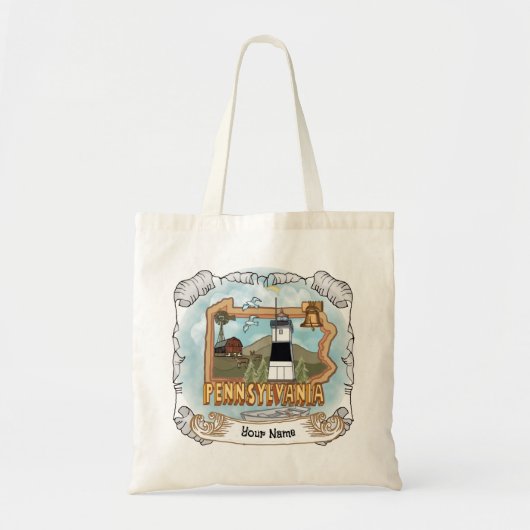 Pennsylvania Lighthouse Tote Bag (Voorkant)
