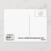 Pennsylvania Limited 1887 Briefkaart (Achterkant)