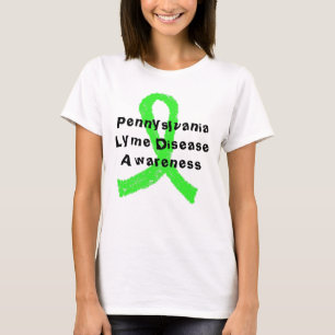 Pennsylvania Lyme-ziekte bewustzijnsshirt T-shirt