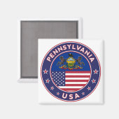 Pennsylvania Magneet (Voorkant / Achterkant)