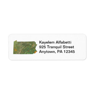 Pennsylvania Map Label Return