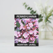 Pennsylvania Mountain Laurel Briefkaart (Staand voorkant)