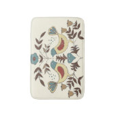 Pennsylvania Nederlands Amish Hex teken vogel amer Badmat (Voorkant Verticaal)