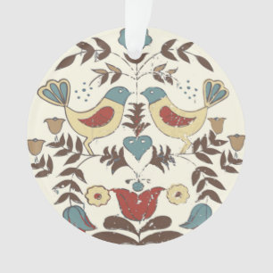 Pennsylvania Nederlands Amish Hex teken vogel amer Ornament