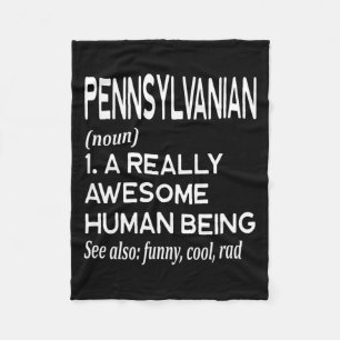 Pennsylvania Pennsylvania Pa Philly Philadelphia Fleece Deken