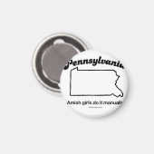 PENNSYLVANIA - "PENNSYLVANIA STATE MOTTO" T-shirts Magneet (Voorkant / Achterkant)