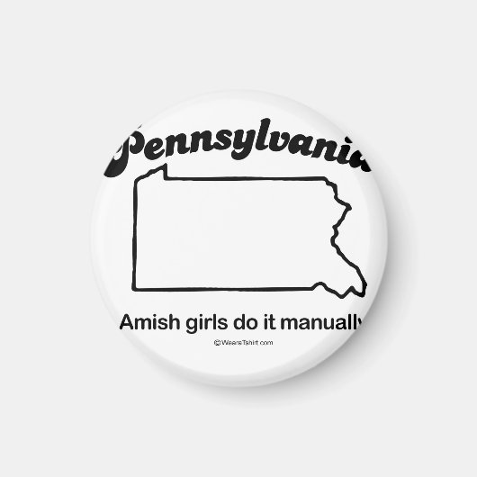 PENNSYLVANIA - "PENNSYLVANIA STATE MOTTO" T-shirts Magneet (Voorkant)