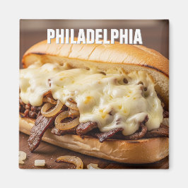 Pennsylvania Philadelphia Philly Cheesesteak Magneet