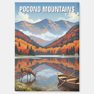 Pennsylvania Pocono Mountains Reizen Magneet