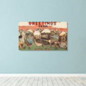 Pennsylvania - Pocono Mountians Canvas Afdruk (Insitu (Houten vloer))