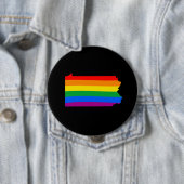 PENNSYLVANIA PRIDE -.png Ronde Button 4,0 Cm (In situ)