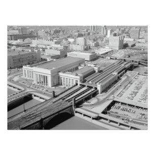 Pennsylvania Railroad 30th Street Station Foto Afdruk