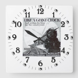 Pennsylvania Railroad Broadway Limited 1929 Vierkante Klok