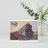 Pennsylvania Railroad Broadway Limited,  Briefkaart (Staand voorkant)
