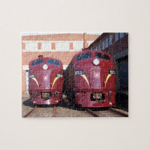 Pennsylvania Railroad E-8a,s (JTFS) 5809 en 5711 Legpuzzel