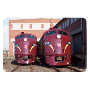 Pennsylvania Railroad E-8a,s (JTFS) 5809 en 5711 Magneet