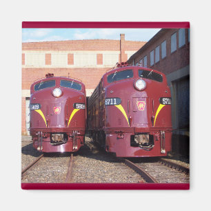 Pennsylvania Railroad E-8a,s (JTFS) 5809 en 5711 Magneet
