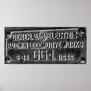 Pennsylvania Railroad GG-1 #4800 Builders Bord Poster